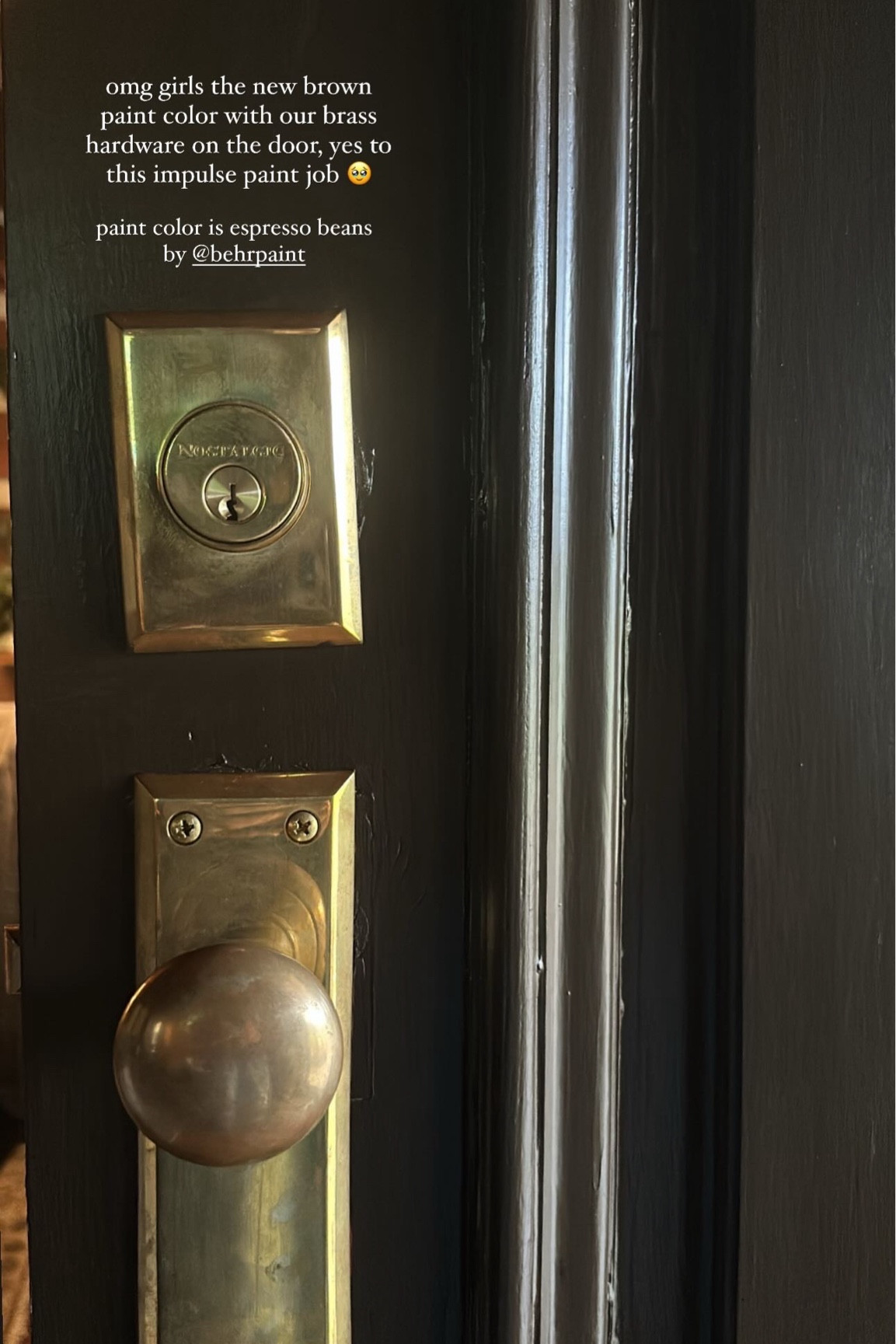 Obsessed with the new brown paint and the unlacquered brass door hardware that’s patina is so pretty now! The door knob is 17% off right now!

#LTKHome #LTKSaleAlert