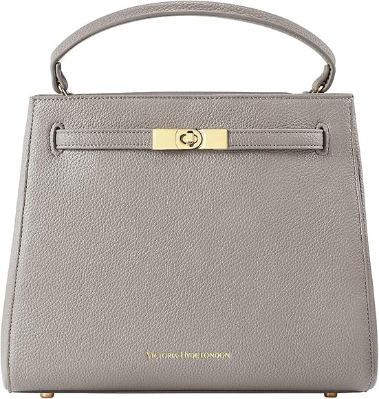 VICTORIA HYDE Bolso de mano para mujer, piel sintética, elegante, bolso de hombro grande, bolso ... | Amazon (ES)