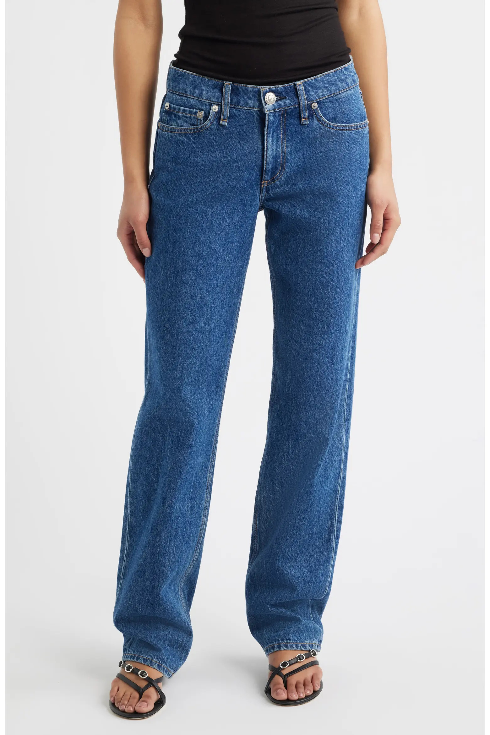 Harlow Low Rise Straight Leg Jeans (Women) | Nordstrom | Nordstrom