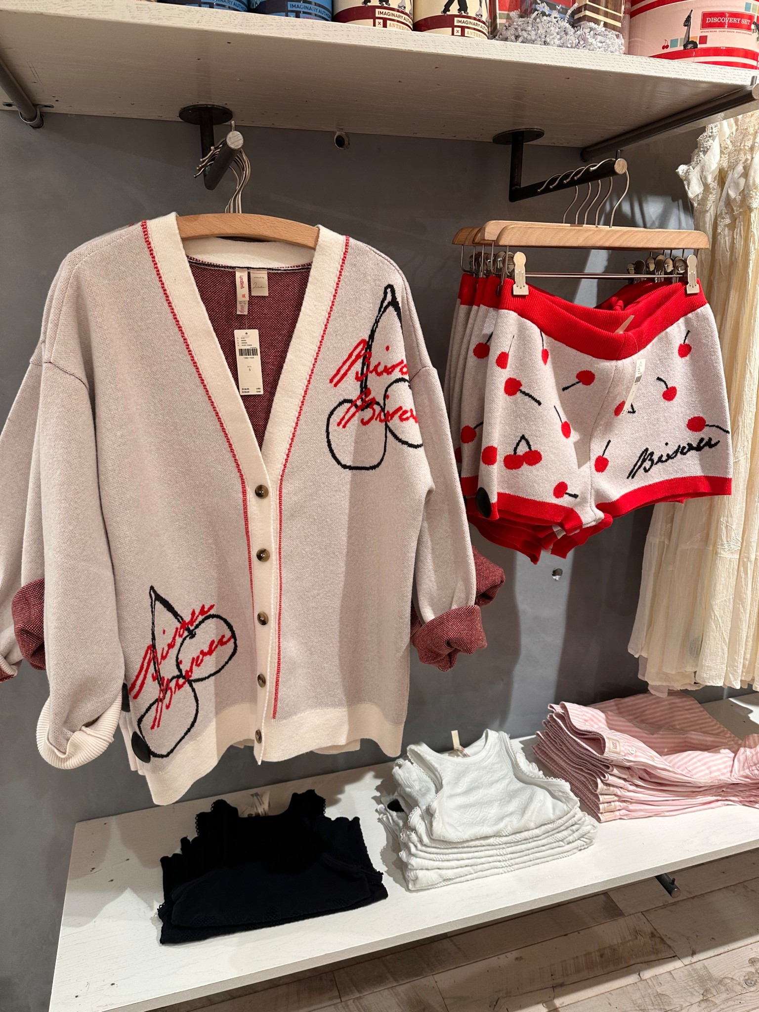 LyreBird x Jordan Nickson Cardigan Sweater with cherry print and matching cherry print shorts 

SIMPLYEXTRAJORDANARY x LyreBird Sweater Shorts

Oversized cardigan, boxer shorts, sweater shorts, cherry, cherry print, Anthro, Anthropologie 

#LTKSeasonal #LTKSaleAlert #LTKSpringSale