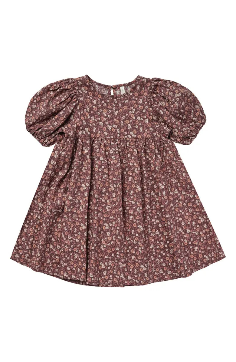 Rylee + Cru Marley Floral Puff Sleeve Babydoll Dress | Nordstromrack | Nordstrom Rack