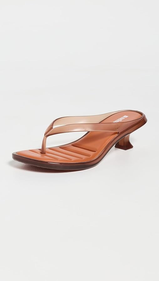 Melissa Women's Jelly Kitten Heel Flip Flops | Amazon (US)