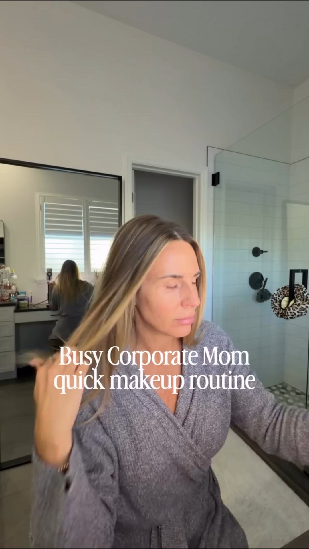 10 minutes, 3 meetings, and cold coffee ☕️
Quick, polished, and realistic — this is my go-to makeup routine for busy corporate mom mornings.

I do work from home, but my mornings and work days can be hectic, so this is exactly what I do when I have meetings or just want to feel a little more put together (even when I have little to no time).

Products tagged below because y’all always ask 💄👇

@brumate 
@tartecosmetics 
@rarebeauty 
@milk 
@hauslabs 
@barefootdreams 
@ouraring
