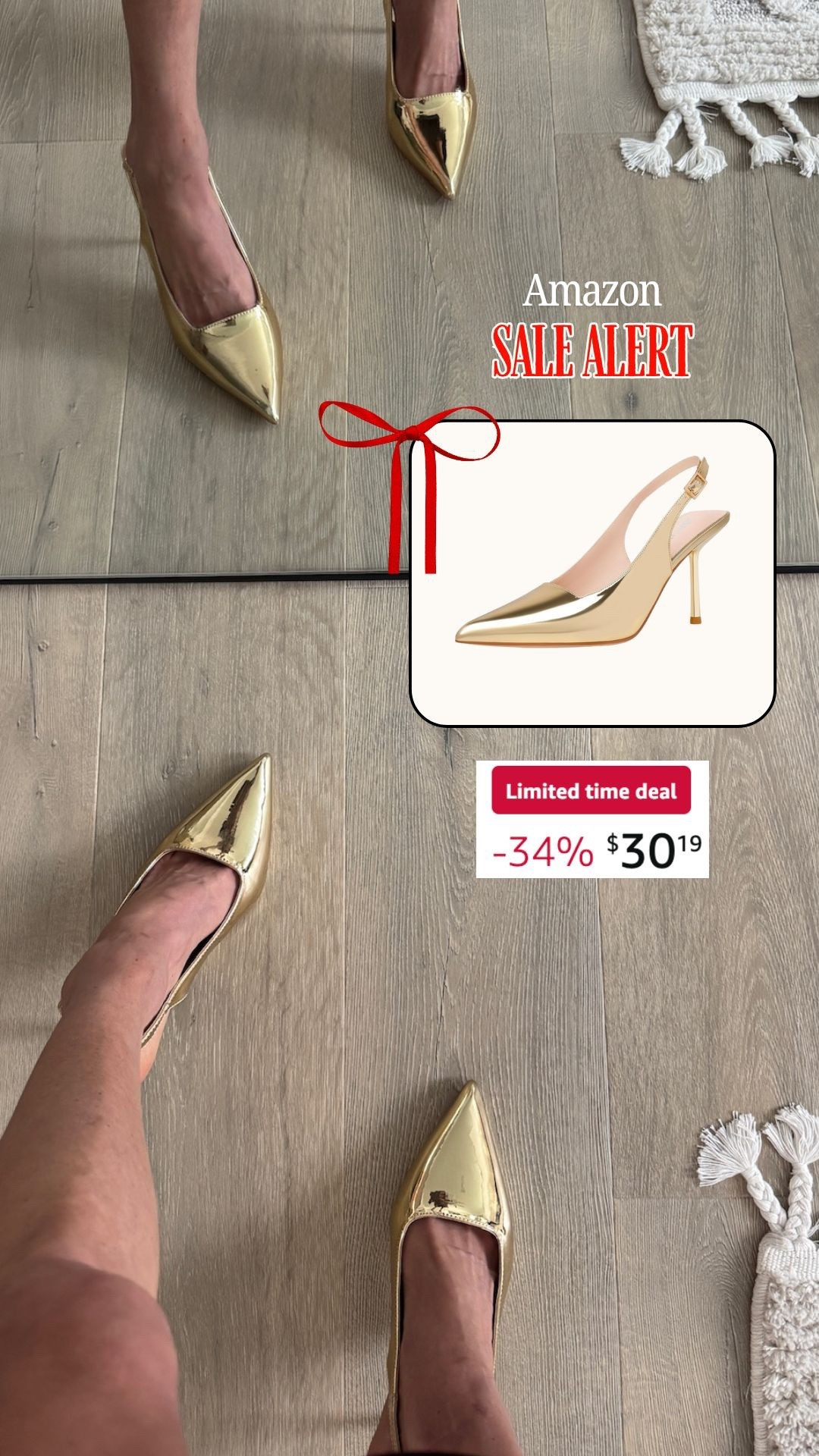 The perfect holiday heel! Comes in other colors and is on sale NOW ‼️ 

Holiday fashion | heels 

#LTKSaleAlert #LTKShoeCrush #LTKHoliday