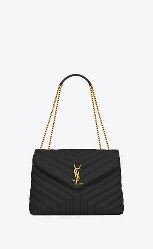 loulou medium chain bag in quilted "y" leather | Saint Laurent Inc. (Global)
