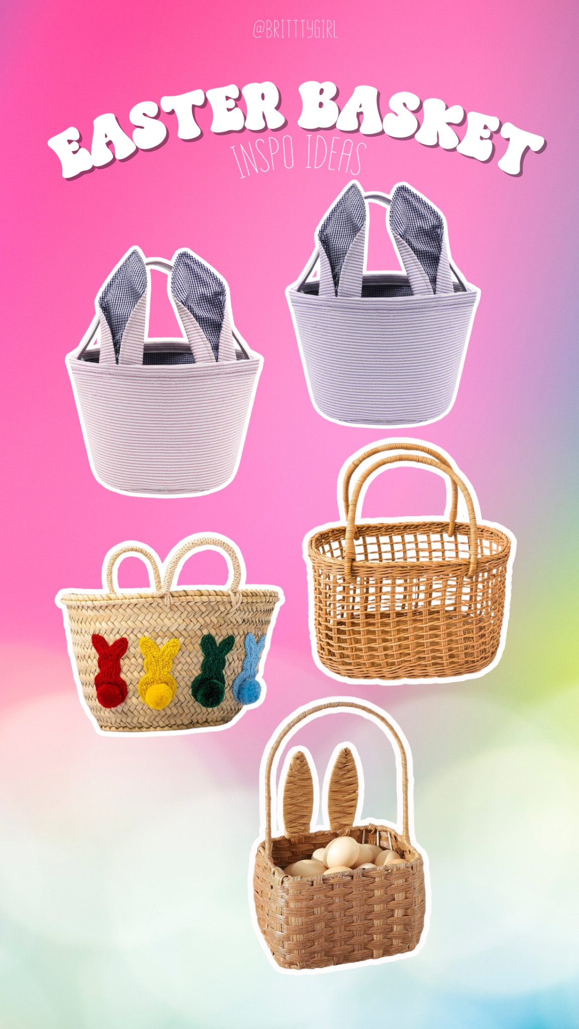 Get easter ready w/ these cute baskets! 

#LTKstyletip #LTKSpringSale #LTKkids