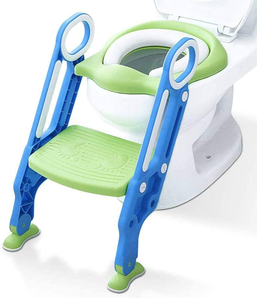 Potty Training Toilet Seat with Step Stool Ladder for Boys and Girls Baby Toddler Kid Children To... | Amazon (US)