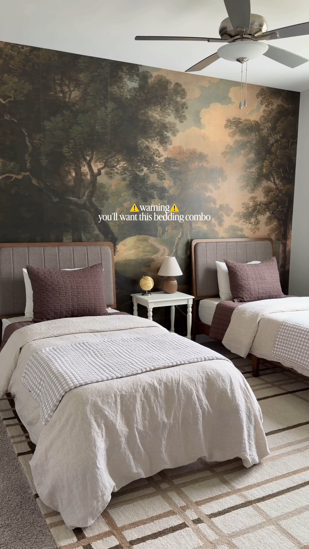 From boys room to dorm rooms- boys bedding inspiration. Wall mural. Neutral home decor. Bedroom ideas.

#LTKHome #LTKKids #LTKmomlife