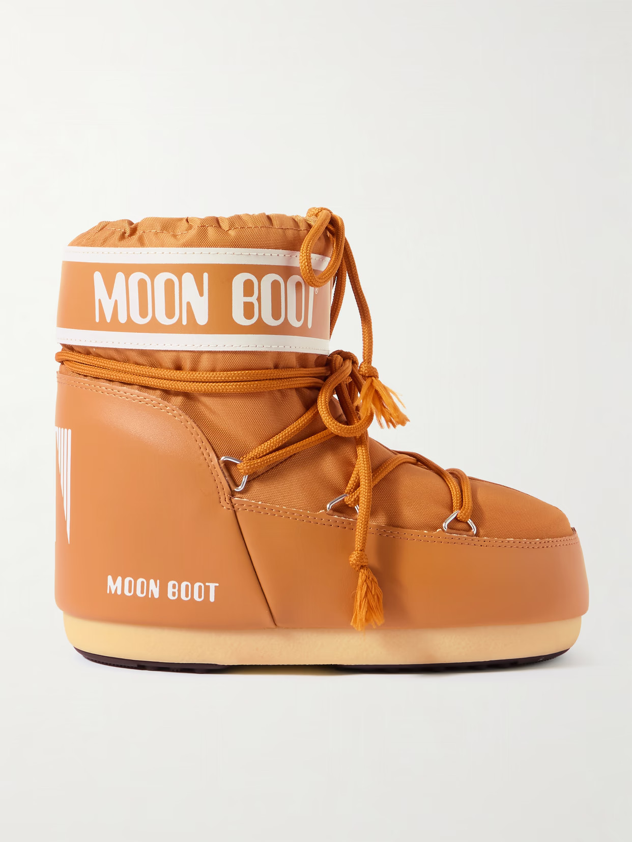 Moon Boot - Icon Low Shell Snow Boots - Brown | NET-A-PORTER (US)