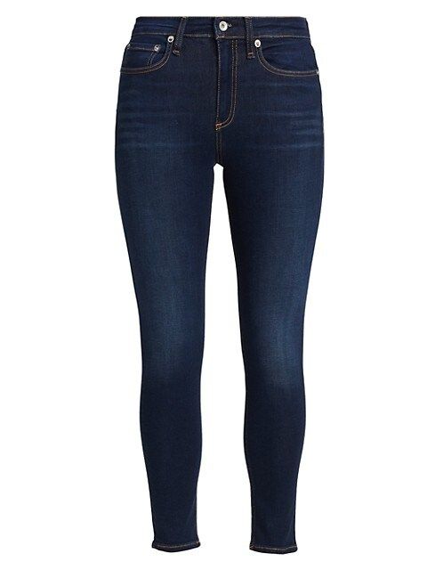 Nina High-Rise Skinny Ankle Jeans | Saks Fifth Avenue