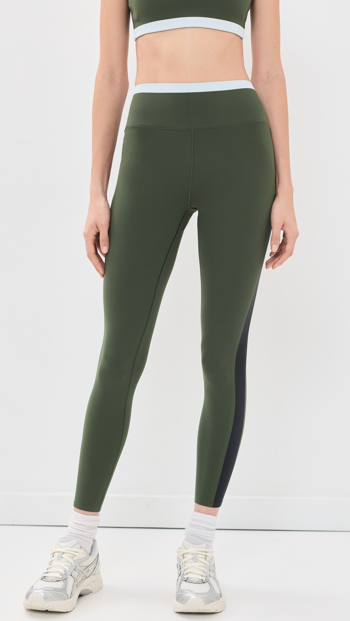 Rhone Revive Trio 7/8 Leggings Duffel Bag Green L | Shopbop