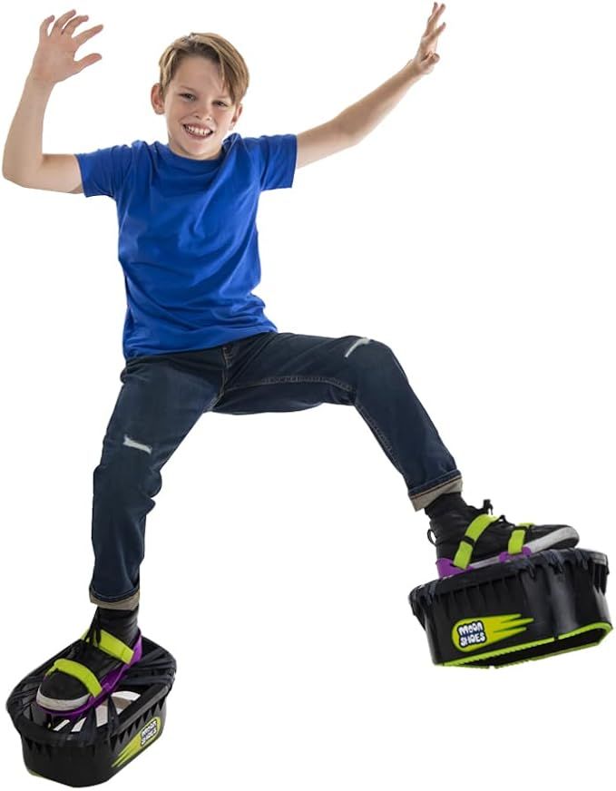 Moon Shoes Bouncy Shoes, Mini Trampolines for Your Feet, One Size, Black, New and Improved, Bounc... | Amazon (US)
