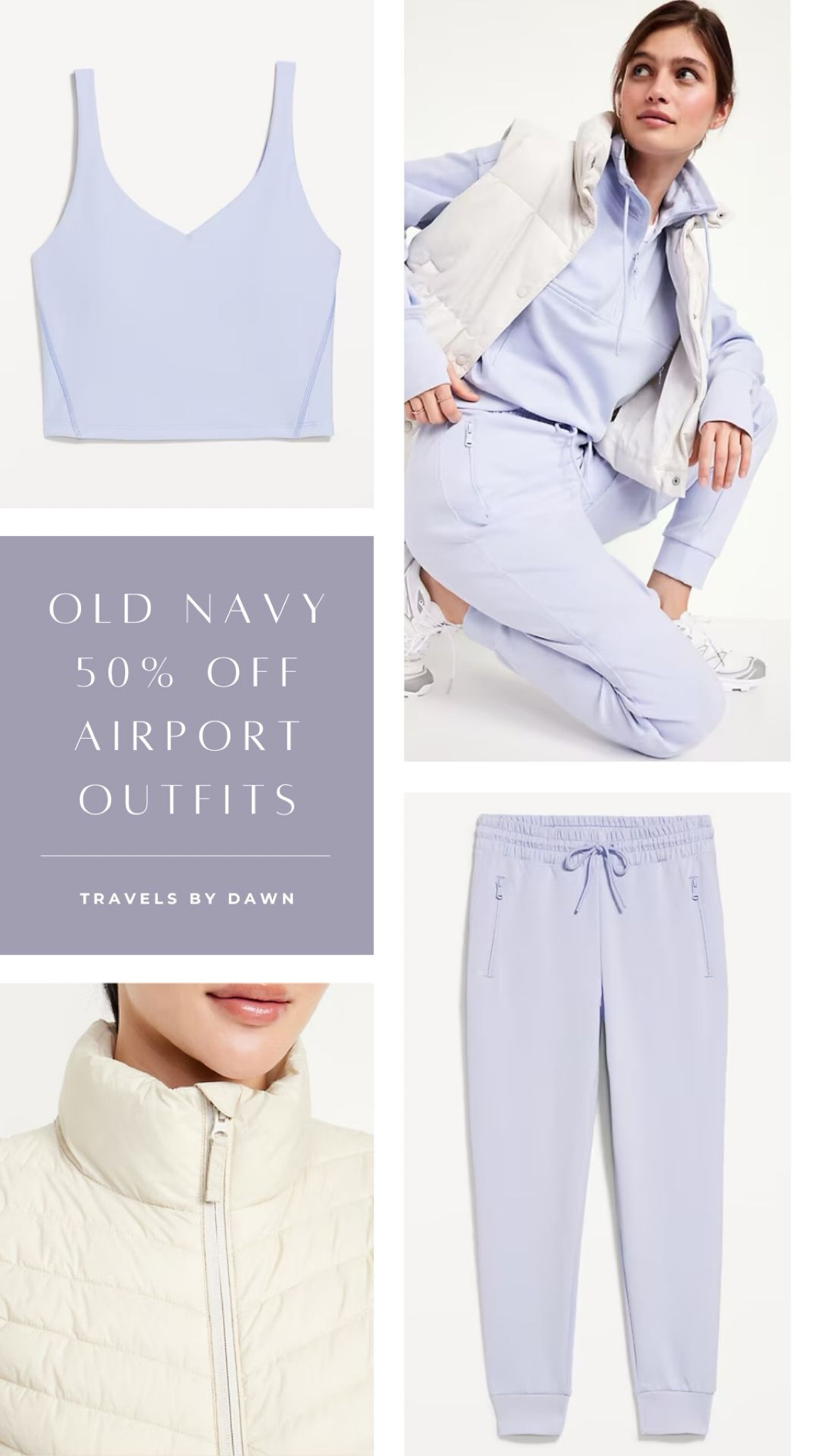 Lilac dreams for your next flight! ✈️ This cozy-chic airport outfit is 50% off for Cyber Monday—don’t miss out! 💜 

#LTKTravel #LTKCyberWeek #LTKActive
