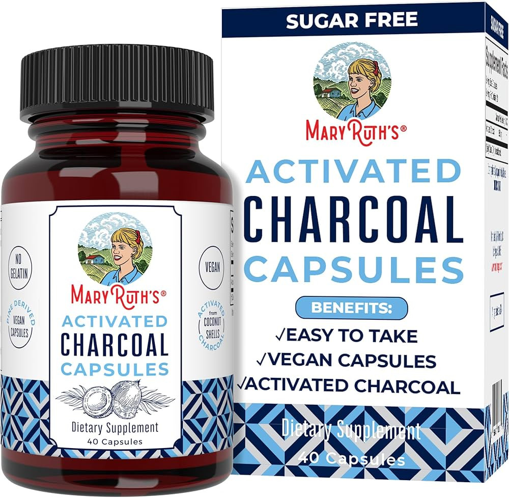 MaryRuth Organics Activated Charcoal Capsules | Supplement for Natural Detoxification | Alleviate... | Amazon (US)