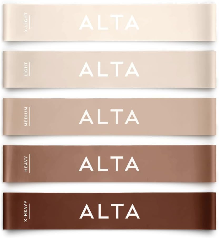ALTA Mini Loop Bands for Exercise - Premium Durable Latex - Small Resistance Bands for Women, Boo... | Amazon (US)