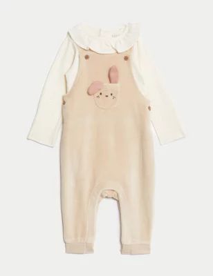 2pc Cotton Rich Bunny Spot Outfit (7lbs-1 Yrs) | Marks and Spencer AU/NZ