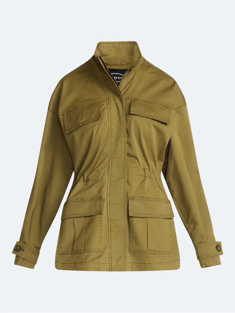 Scoop Women's and Women's Plus Cinched Waist Barn Jacket, Sizes XS-4X | Walmart (US)