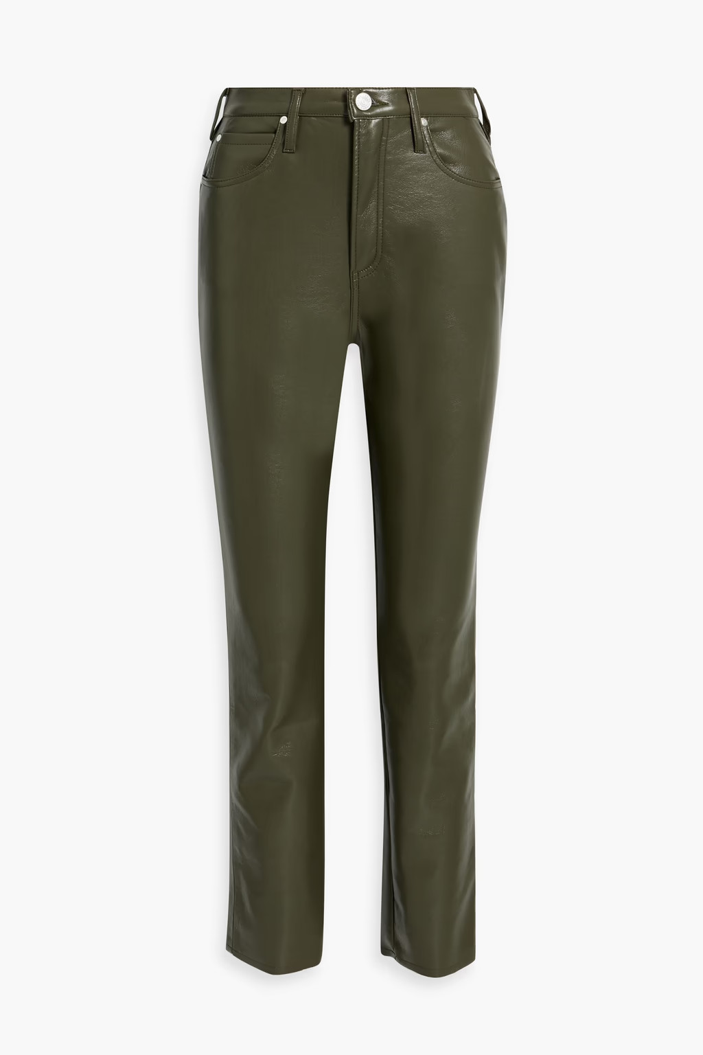 Le High 'n' Tight stretch-leather straight-leg pants | The Outnet (US and CA)