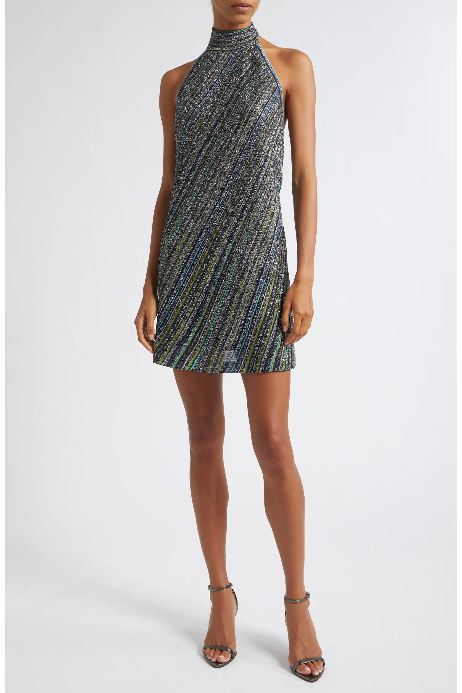 Missoni Sequin Embellished Halter Minidress (Women) | Nordstrom | Nordstrom