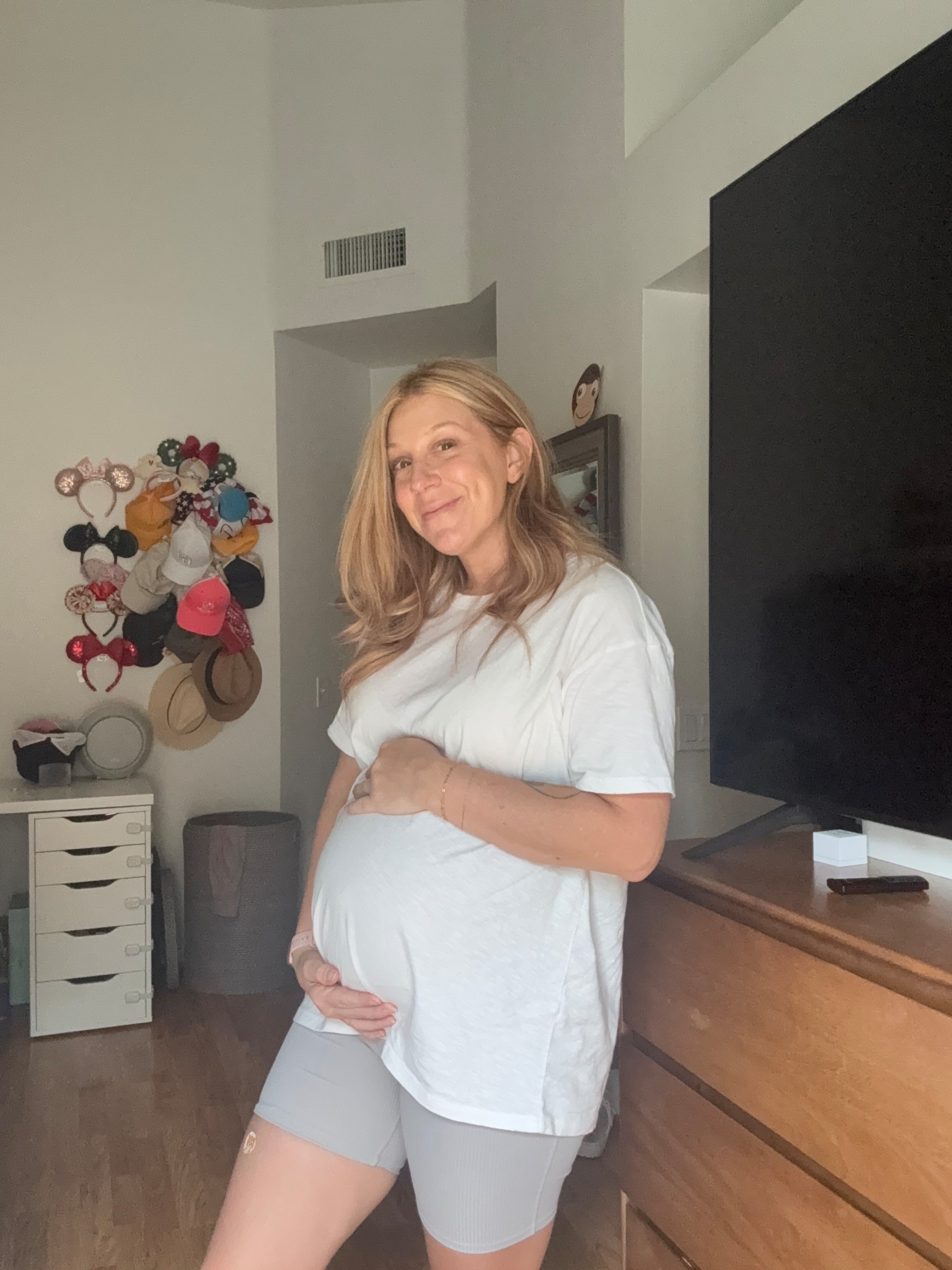 Oversized shirts for the win! Trying to buy less “maternity” and more styles I’ll wear postpartum. 

#LTKFallSale #LTKBump #LTKBaby