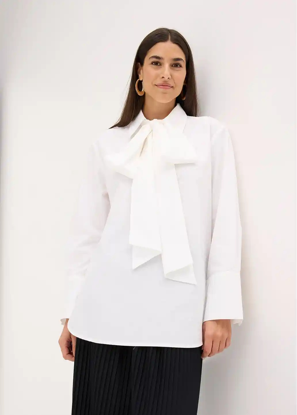 Schluppenbluse aus reiner Baumwolle | Bonprix DE