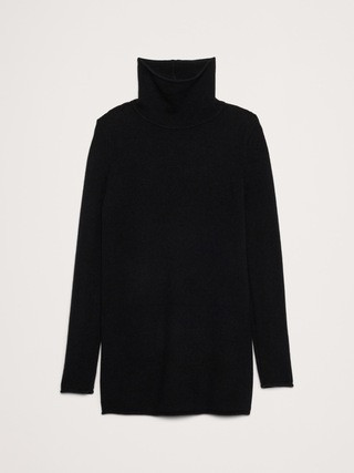 Lightweight Cashmere Turtleneck Mini Dress | Banana Republic (US)