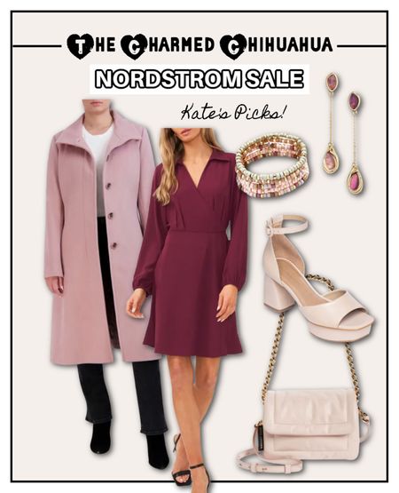Nordstrom Anniversary Sale favorites. Nsale

Fall outfit, wool coat, burgundy dress, pink handbag, pink platform heels

#LTKsalealert #LTKstyletip #LTKxNSale