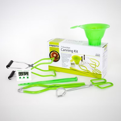 Presto 6 Piece Canning Tool Set Funnel Jar Lifter Wrench Tongs Lid Lifter Timer | Target