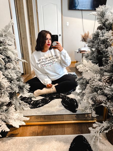 The only crewneck you need this Christmas. Especially if you are a Taylor Swift fan 

Swiftie 
Christmas outfit 
Holiday outfit 
Comfy 

#LTKHoliday #LTKSeasonal #LTKfindsunder50