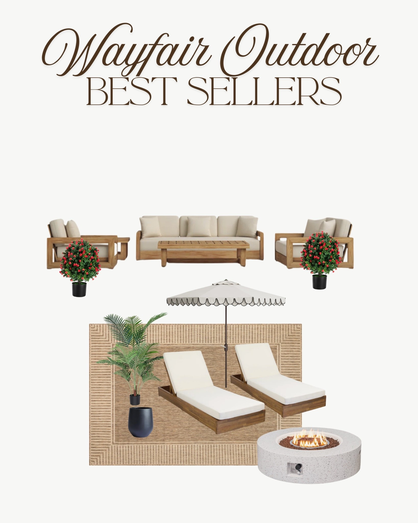 If you’ve been wanting to refresh your outdoor space, these are the Wayfair outdoor best sellers that are actually worth it.

I went through and found the pieces people keep coming back for—the ones that instantly make your patio or backyard feel elevated without overcomplicating it ✨

We’re talking:
✔️ timeless outdoor furniture
✔️ cozy seating + lounge pieces
✔️ aesthetic decor that pulls everything together
✔️ functional pieces you’ll actually use

Whether you’re starting from scratch or just upgrading a few things, these are the items that make your space feel done.

Think: effortless, neutral, and perfect for everyday living + hosting ☀️

Shop all my outdoor best sellers from Wayfair on LTK 🤍

#wayfair #wayfaircreator #ad @Wayfair 

wayfair patio furniture sale, trending outdoor furniture 2026, patio refresh ideas, backyard styling tips, outdoor entertaining space, modern patio setup, outdoor living inspo, patio decor trends

#LTKHome #LTKSeasonal #LTKSaleAlert