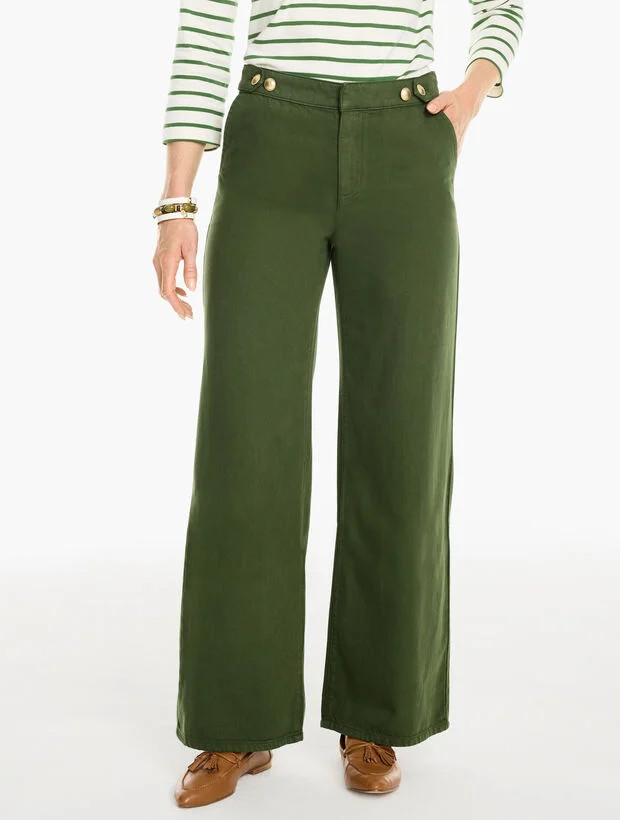 Supersoft Relaxed Trouser Jeans - Deep Forest | Talbots