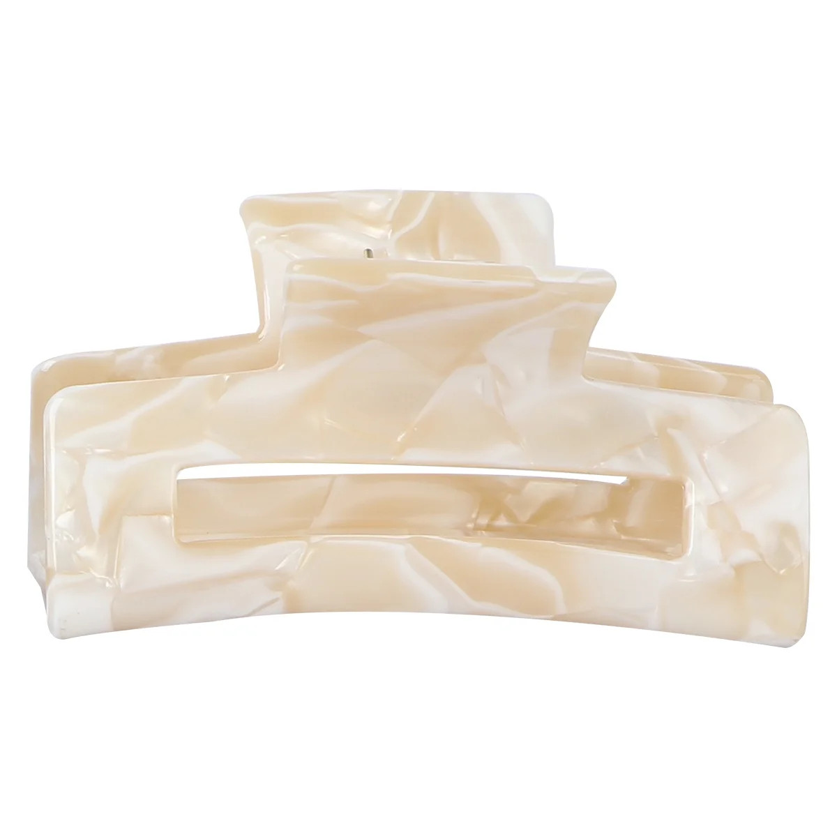 NUOLUX 1PC Extra Large 10.5cm Jaw Clip Coil Hair Claw Clip Geometric Hollow Hairpin | Walmart (US)