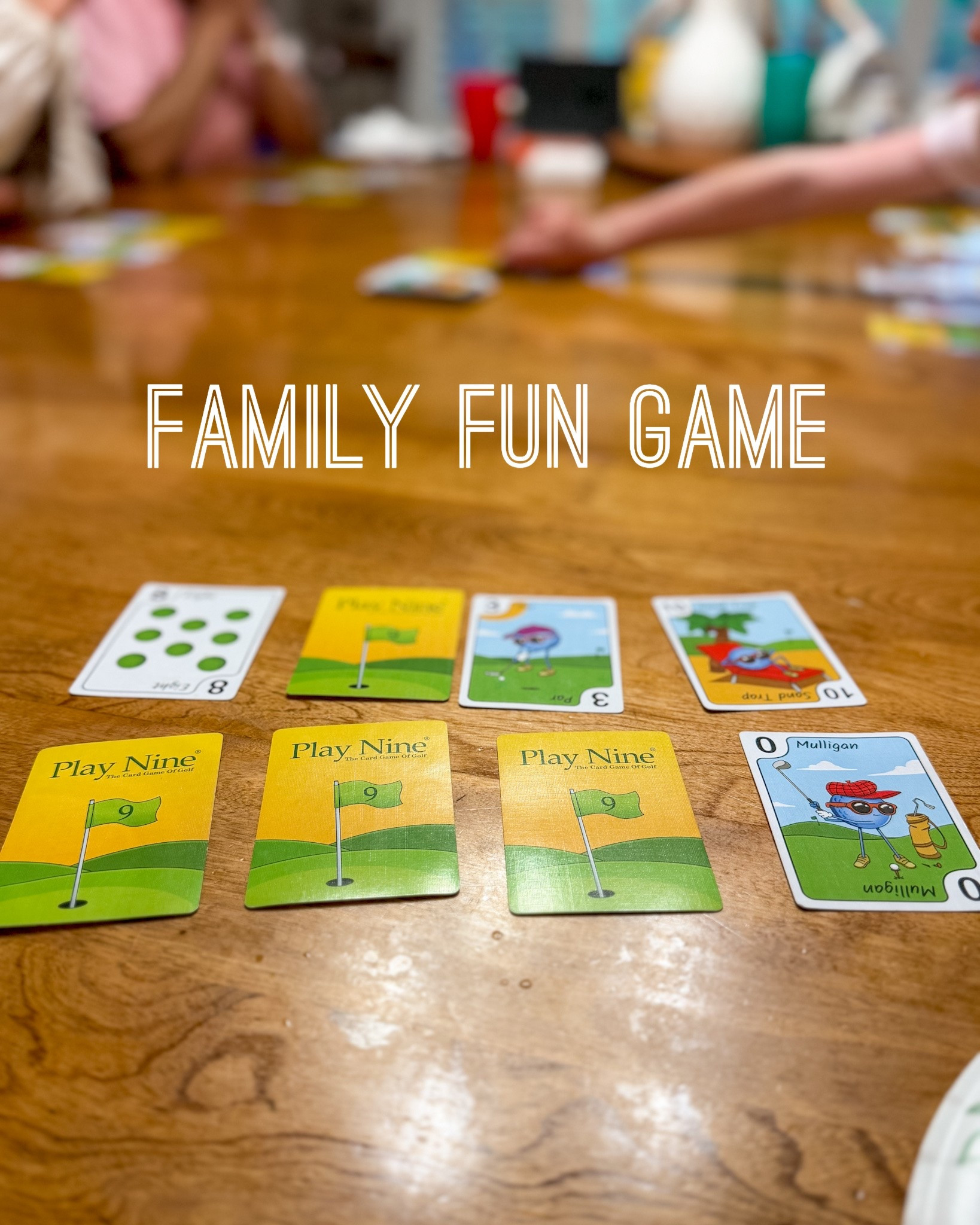 We love games in the Busby house. Play Nine card game is a new fav!