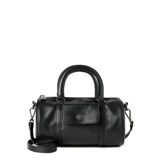 No Boundaries Women's Contemporary Bowler Barrel Bag - Walmart.com | Walmart (US)
