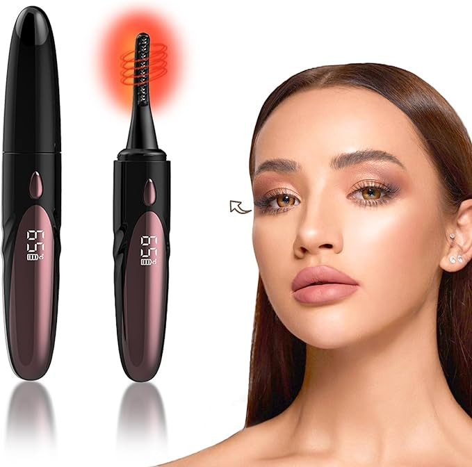 Heated Eyelash Curlers - Electric Eyelash Curler for Makeup Tools USB Rechargeable, Fast Heat up ... | Amazon (US)