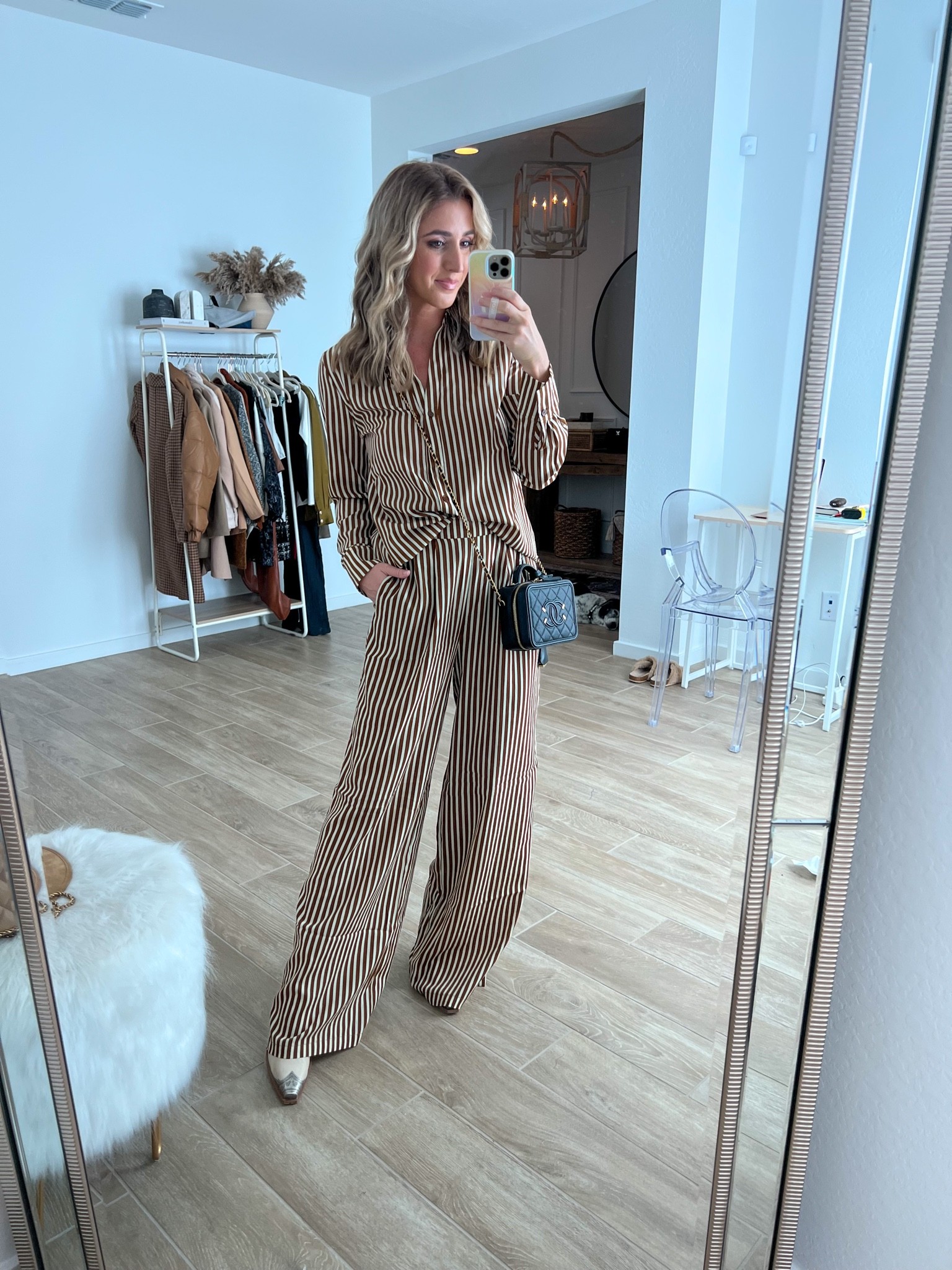 Two piece set runs tts. Wearing small! Comes in black. Western boots run tts. Bag is Chanel 

#LTKstyletip #LTKunder100 #LTKshoecrush