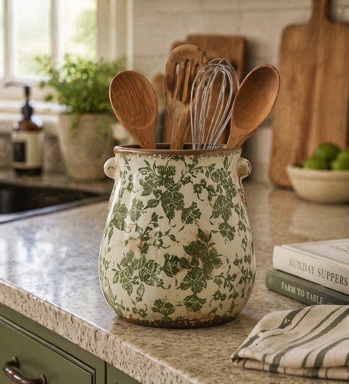 This ceramic vase is so cute and would be perfect to keep your utensils in! This is a great Amazon find! ￼

#LTKfoodie #LTKHome #LTKSaleAlert