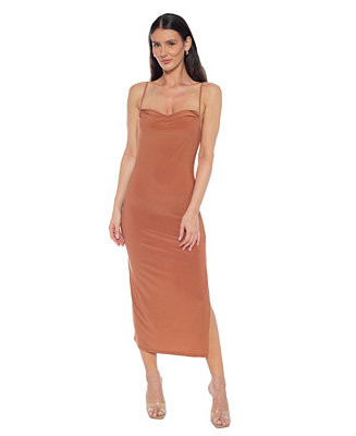 Bebe Women's Maxi Cowl Jersey Dress - Macy's | Macy's