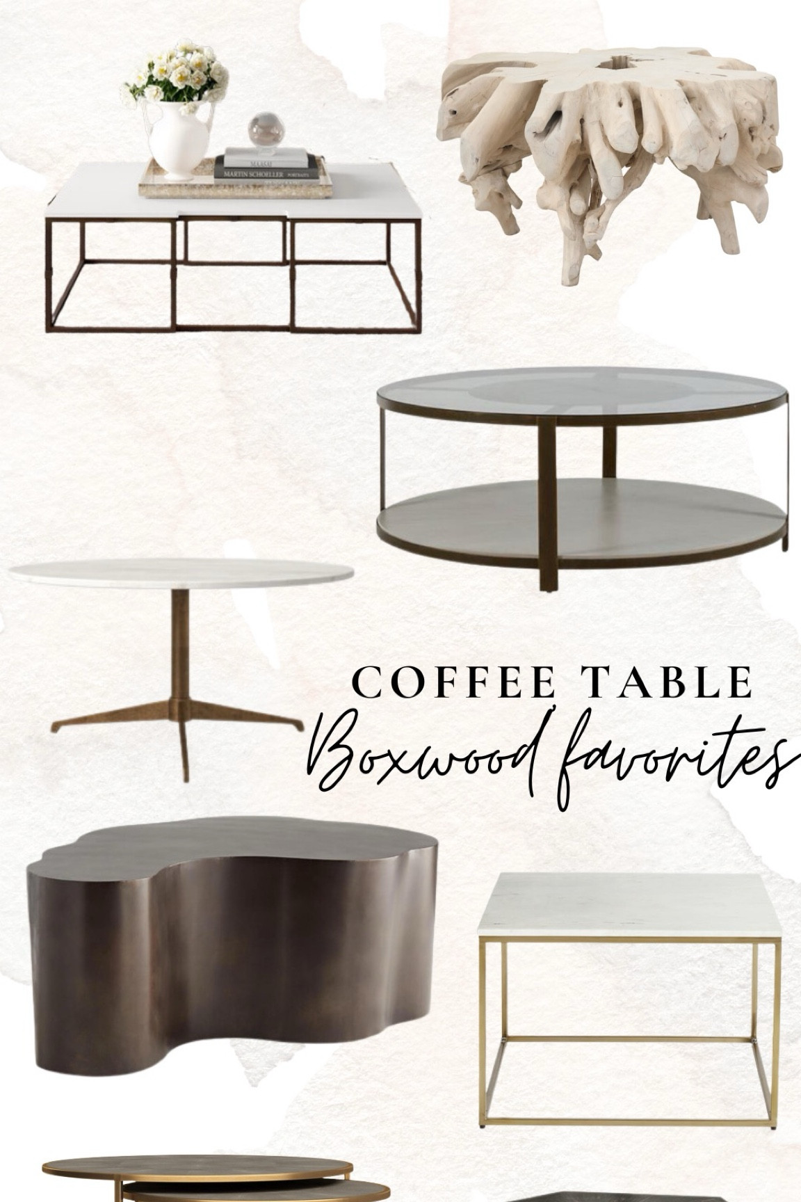 Sharing our favorite coffee tables for your living room or family room.