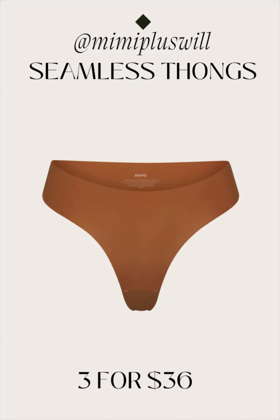 NAKED DIPPED THONG curated on LTK