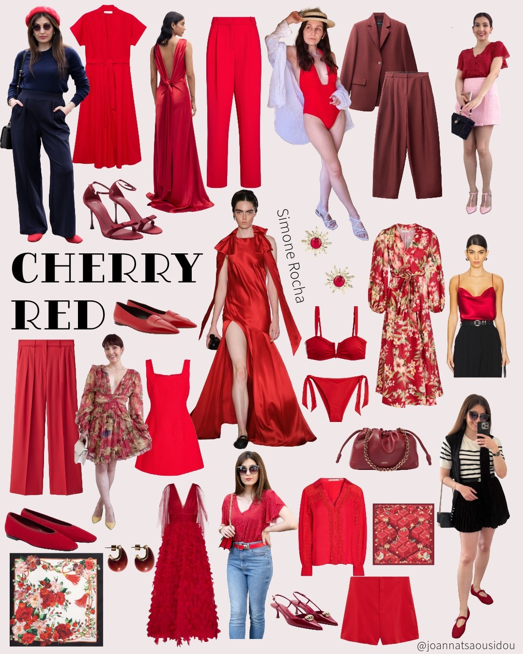 2025 colour trends! 
Cherry red is one of the colours that are trending right now for spring and summer! Do you like this colour? Would you wear it?

#LTKeurope #LTKsummer #LTKspring