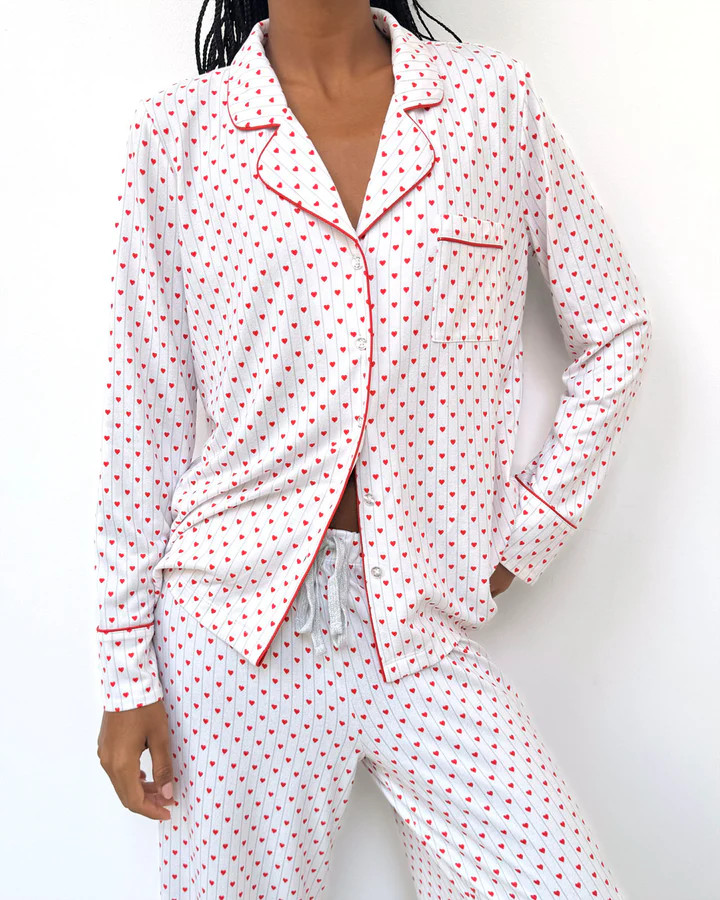 Holiday Hearts Flora Pillowsoft Sleep Set | Splendid