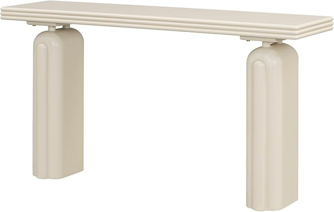 60" Chic, Elegant and Luxurious Console Table, Acacia Veneer Extra Long Entryway Table, Wooden So... | Amazon (US)