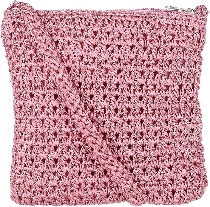 CTM® Women's Crochet Crossbody Handbag | Amazon (US)
