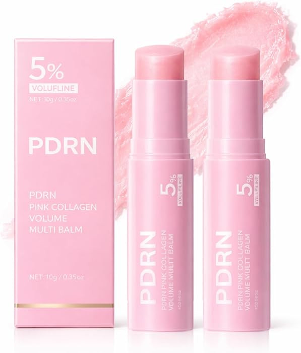 PDRN Pink Collagen Multi Balm Stick - K-Beauty Volufiline & NAD+ Skin Booster for Face, Neck & Un... | Amazon (US)