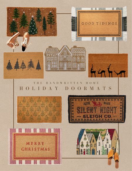 Holiday front porch doormats! A round up of my favorites this year. Christmas doormats at all price points!

Festive doormat, front door rug, Christmas front porch decor, holiday entryway, christmas entryway, holiday porch decor, all weather mats


#LTKhome #LTKHoliday #LTKSeasonal
