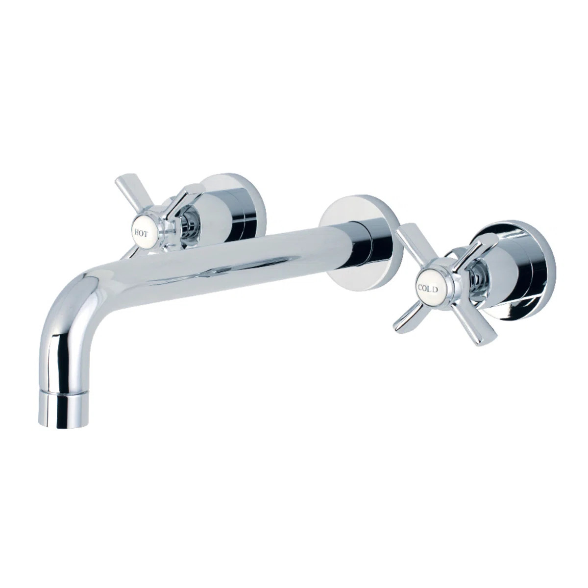 Kingston Brass Millennium Two-Handle 3-Hole Wall Mount Roman Tub Faucet KS8021ZX | Wayfair North America