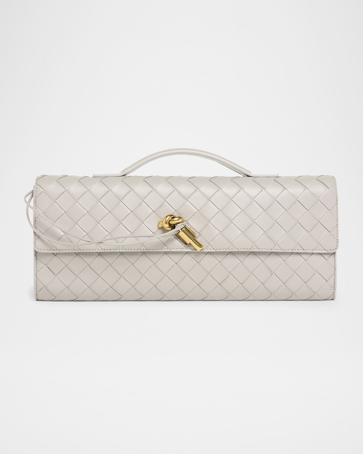 Long Andiamo Clutch Bag with Handle | Neiman Marcus
