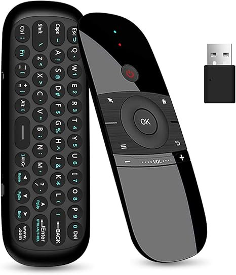 WeChip W1 Universal TV Remote Air Mouse, Wireless Keyboard Fly Mouse 2.4GHz Connection Air Remote... | Amazon (US)