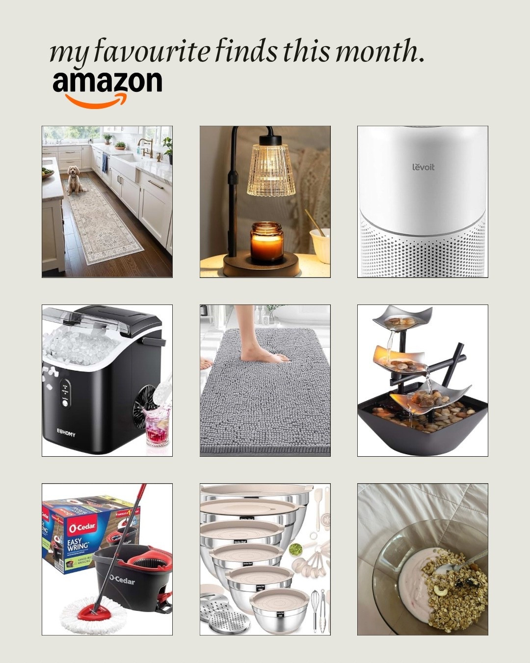 Monthly faves you need 🤍✨ Home, kitchen & cozy essentials that make life easier and cuter!

Shop them all 👇
#LTKhome #LTKfinds #LTKunder50 #LTKessentials #amazonfinds #amazonhome #amazondeals #ad